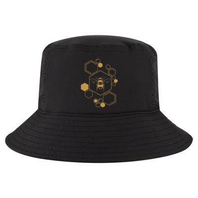 Bee Beekeeping Honeycomb Honey Beekeeper Bee Cool Comfort Performance Bucket Hat