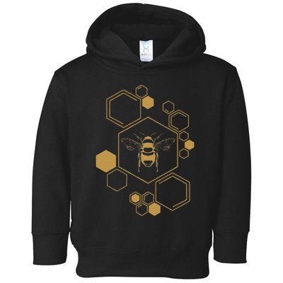 Bee Beekeeping Honeycomb Honey Beekeeper Bee Toddler Hoodie