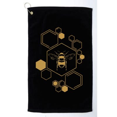 Bee Beekeeping Honeycomb Honey Beekeeper Bee Golf Towel
