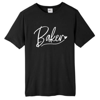 Baker Baking Heart Gift Tall Fusion ChromaSoft Performance T-Shirt