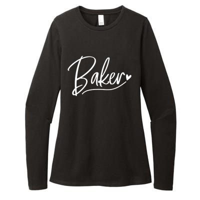 Baker Baking Heart Gift Womens CVC Long Sleeve Shirt