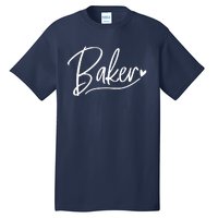 Baker Baking Heart Gift Tall T-Shirt