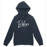 Baker Baking Heart Gift Urban Pullover Hoodie