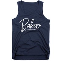 Baker Baking Heart Gift Tank Top