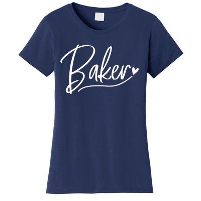 Baker Baking Heart Gift Women's T-Shirt