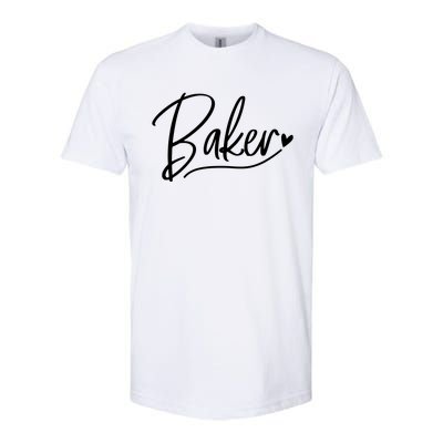 Baker Baking Heart Gift Softstyle CVC T-Shirt