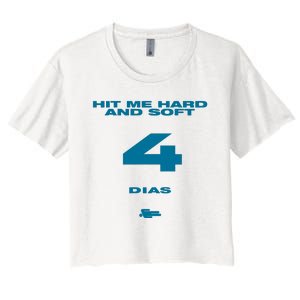 Billieeilish Brasil Hit Me Hard And Soft 4 Dias Women's Crop Top Tee