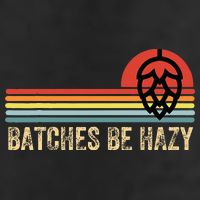 Batches Be Hazy Ipa Craft Beer For Wo Vintage Golf Towel