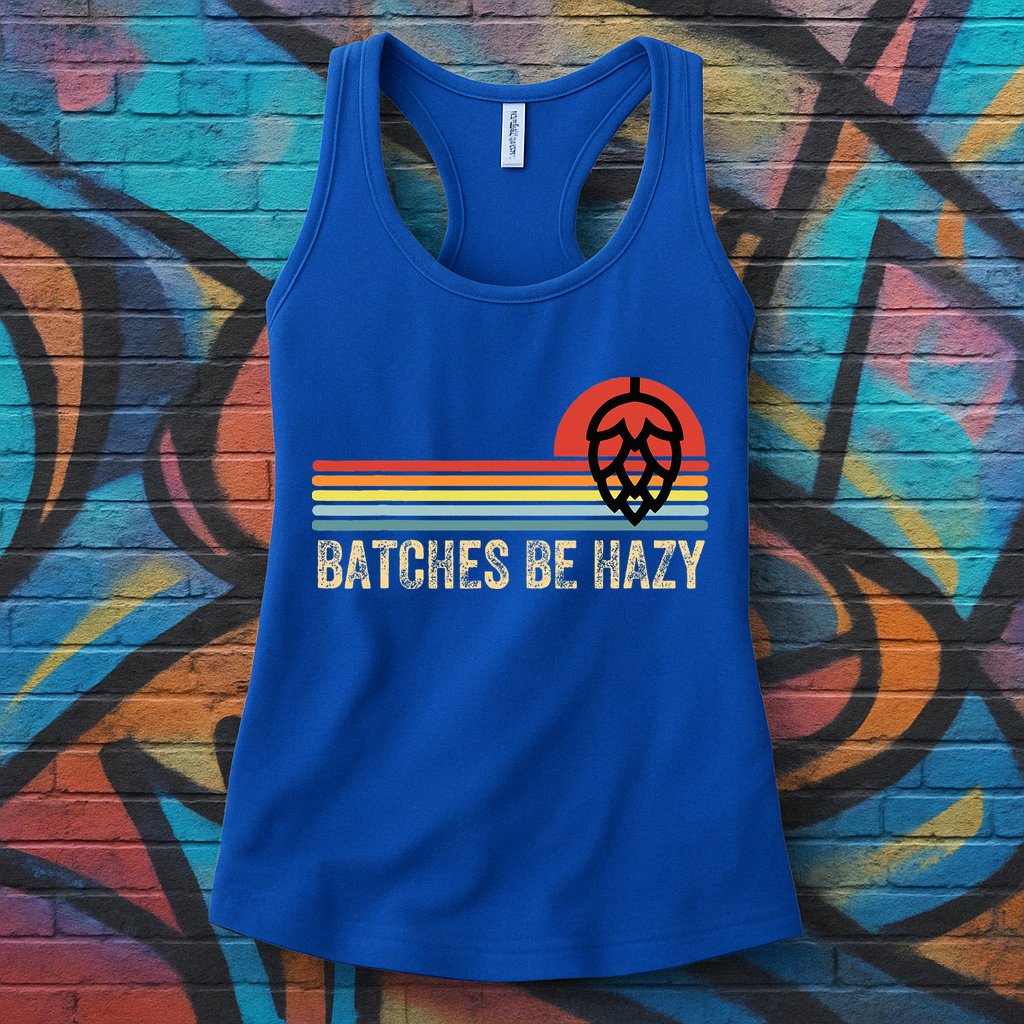 Batches Be Hazy Ipa Craft Beer For Wo Vintage Womens Tank Top