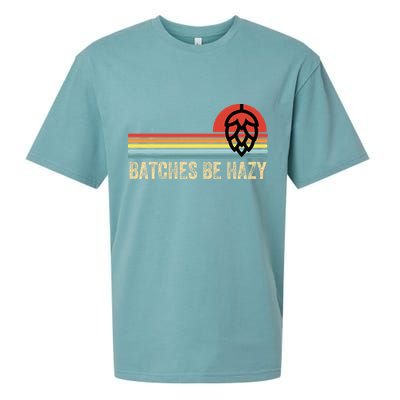 Batches Be Hazy Ipa Craft Beer For Wo Vintage Sueded Cloud Jersey T-Shirt