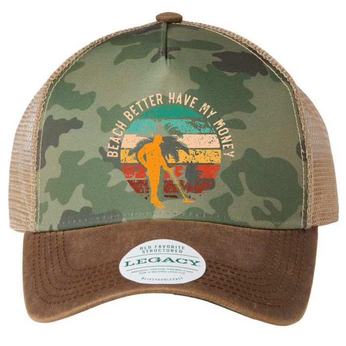 Beach Better Have My Money Beachcombing Beachcomber Legacy Tie Dye Trucker Hat