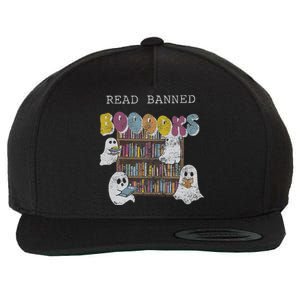 Banned Books Halloween Cute Ghosts Sweat Librarian S Fall En Wool Snapback Cap