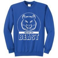 Beast Bear Head Gym Fitness Training Workout Bodybuilding Funny Gift Sweatshirt