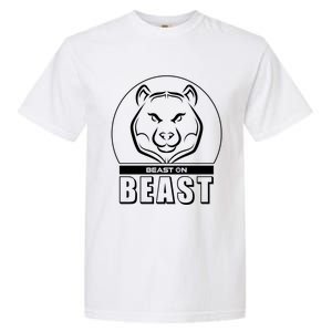 Beast Bear Head Gym Fitness Training Workout Bodybuilding Funny Gift Garment-Dyed Heavyweight T-Shirt