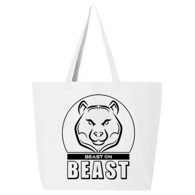 Beast Bear Head Gym Fitness Training Workout Bodybuilding Funny Gift 25L Jumbo Tote