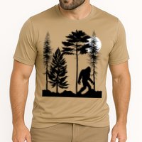 Bigfoot Bigfoot Hiding in Forest At Night Sasquatch  Cooling Performance Crew T-Shirt