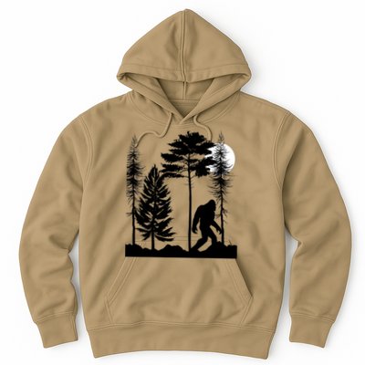 Bigfoot Bigfoot Hiding in Forest At Night Sasquatch  Hoodie