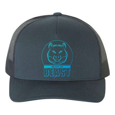 Beast Bear Head Gym Fitness Training Workout Bodybuilding Funny Gift Yupoong Adult 5-Panel Trucker Hat