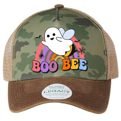 Boo Bee Happy Helloween Gift Legacy Tie Dye Trucker Hat