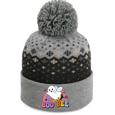 Boo Bee Happy Helloween Gift The Baniff Cuffed Pom Beanie