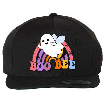 Boo Bee Happy Helloween Gift Wool Snapback Cap