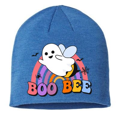 Boo Bee Happy Helloween Gift Sustainable Beanie