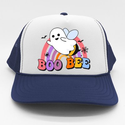 Boo Bee Happy Helloween Gift Trucker Hat