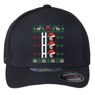 Bowling Ball Ho Ho Ho Ugly Christmas Bowler Cool Gift Flexfit Unipanel Trucker Cap