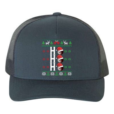 Bowling Ball Ho Ho Ho Ugly Christmas Bowler Cool Gift Yupoong Adult 5-Panel Trucker Hat