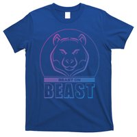 Beast Bear Head Gym Fitness Training Workout Bodybuilding Funny Gift T-Shirt