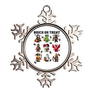 Building Bricks Halloween Brick Or Treat Costume Monsters Metallic Star Ornament