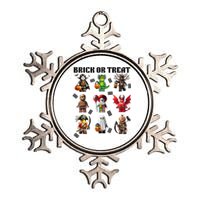 Building Bricks Halloween Brick Or Treat Costume Monsters Metallic Star Ornament