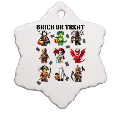 Building Bricks Halloween Brick Or Treat Costume Monsters Ceramic Star Ornament