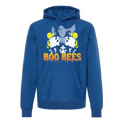 Boo Bees Halloween Couples Gift Premium Hoodie