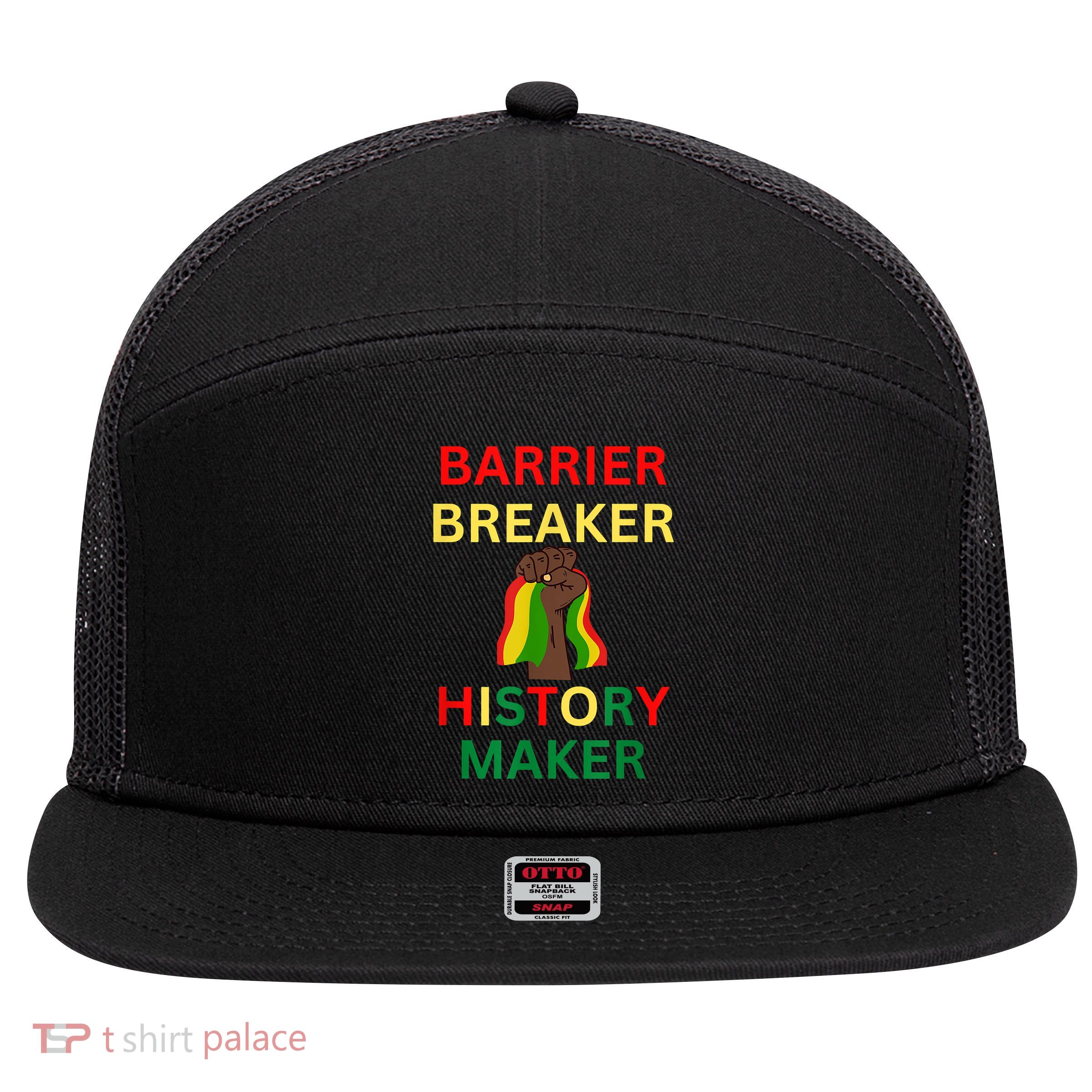 Barrier Breaker History Maker 7 Panel Mesh Trucker Snapback Hat