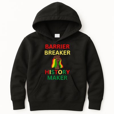 Barrier Breaker History Maker Kids Hoodie