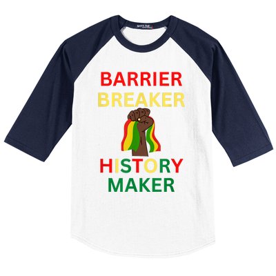 Barrier Breaker History Maker Baseball Sleeve Shirt