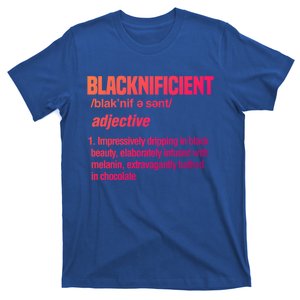 Blacknificent Black History Afro American African Pride Cool Gift T-Shirt