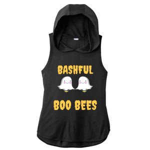 Boo Bees Halloween Cute Gift Bashful Boo Bees Gift Ladies PosiCharge Tri-Blend Wicking Draft Hoodie Tank