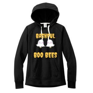 Boo Bees Halloween Cute Gift Bashful Boo Bees Gift Women's Fleece Hoodie