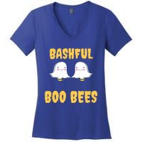 Boo Bees Halloween Cute Gift Bashful Boo Bees Gift Women's V-Neck T-Shirt