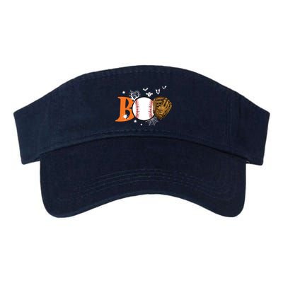 Boo Baseball Halloween Player Catcher Pitcher Spooky Season Visor