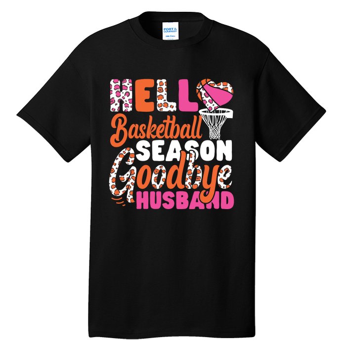 Basketball Bball Husband Wife Hello Basketball Season Tall T-Shirt