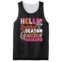 Basketball Bball Husband Wife Hello Basketball Season Mesh Reversible Basketball Jersey Tank