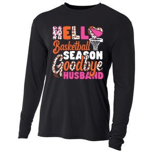 Basketball Bball Husband Wife Hello Basketball Season Cooling Performance Long Sleeve Crew