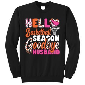 Basketball Bball Husband Wife Hello Basketball Season Tall Sweatshirt