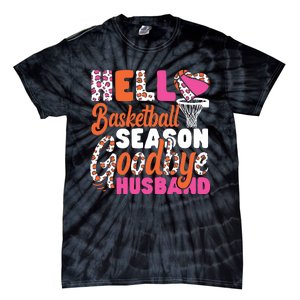 Basketball Bball Husband Wife Hello Basketball Season Tie-Dye T-Shirt