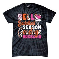 Basketball Bball Husband Wife Hello Basketball Season Tie-Dye T-Shirt