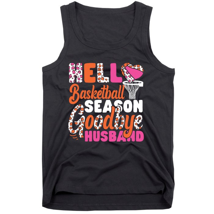 Basketball Bball Husband Wife Hello Basketball Season Tank Top