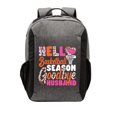 Basketball Bball Husband Wife Hello Basketball Season Vector Backpack
